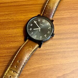 Timex Easy Reader Leather Watch